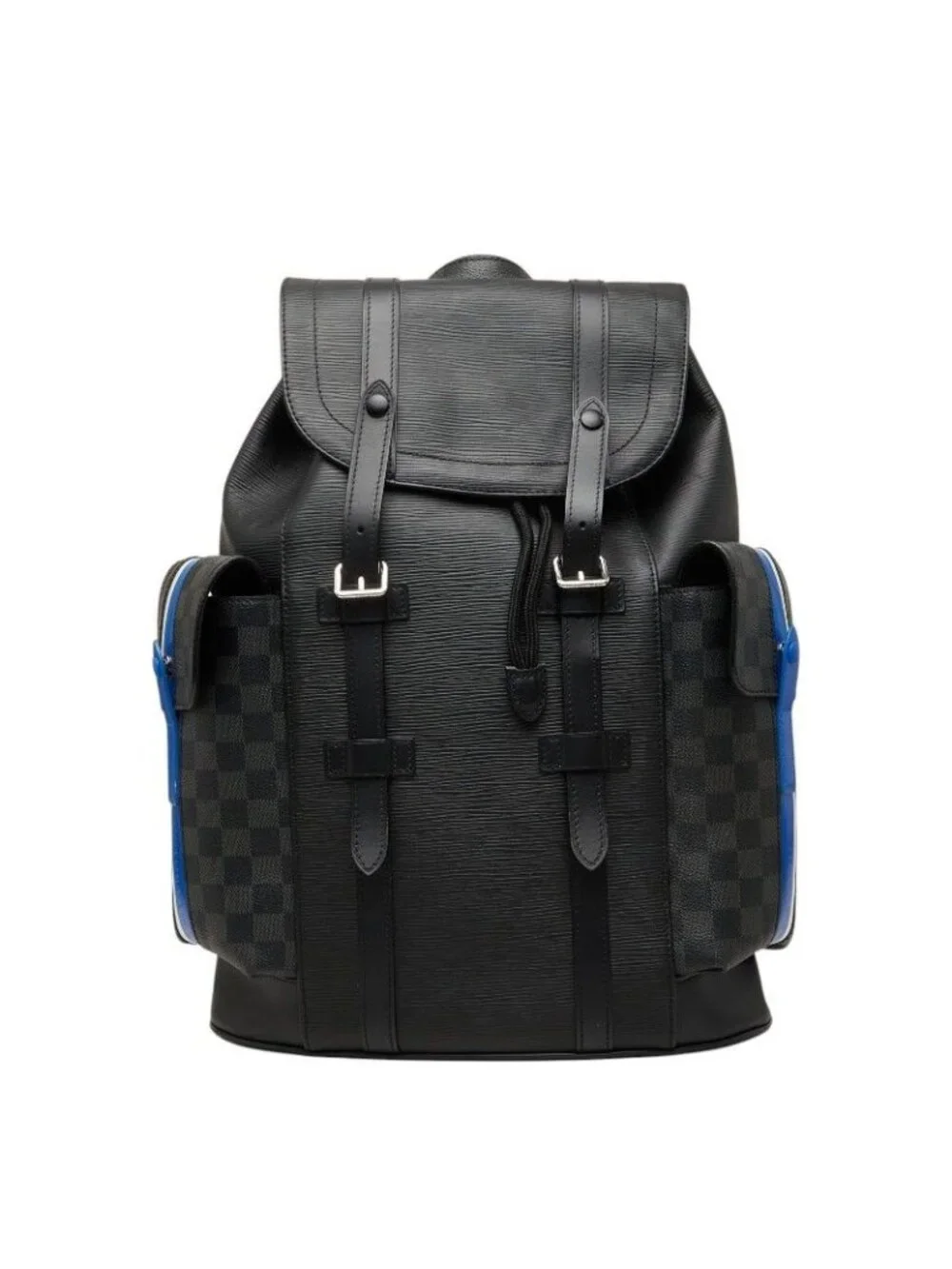 Louis Vuitton Epi Damier Graphite Christopher PM Backpack Black Blue Leather